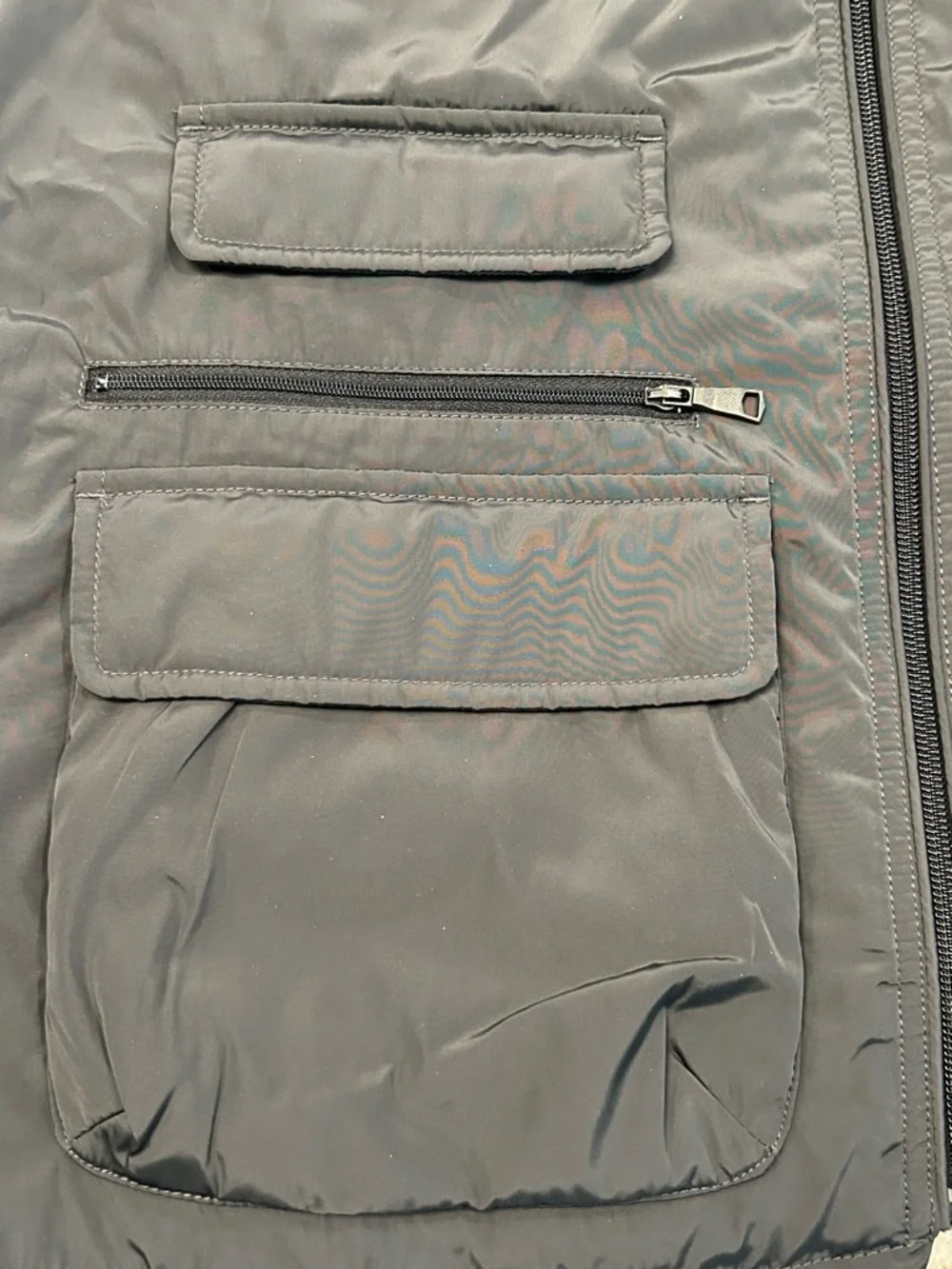 Banana Republic Men's Reversible‎ Tactical Utility Quilted Vest XL Polyester